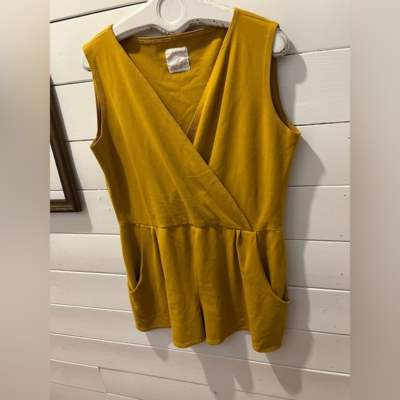 Sleeveless Mustard Romper – Cœur de Loup size XL - Picture 7 of 10
